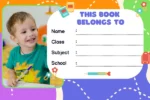 Customized Name Slip, School Sticker Label, Naming Slip - pack of 30
