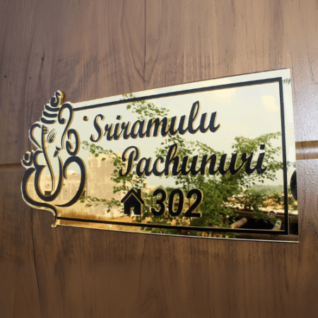 Acrylic House Name Plate Customized Personalized For Home Outdoor
