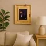 Natural Solid Pine Wood Picture Frames|Hand Make Crafted Original Wood Frame|Wall Decoration|Photo Size 8x6