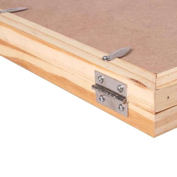 Little Birdie Pinewood Dual Picture Frame with Hinge,  |Photo Frame for Home, Arts & Crafts, Office, Suitable for DIY Gifting