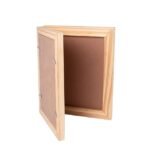 Little Birdie Pinewood Dual Picture Frame with Hinge,  |Photo Frame for Home, Arts & Crafts, Office, Suitable for DIY Gifting