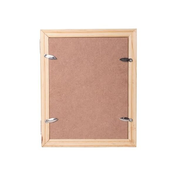 Little Birdie Pinewood Dual Picture Frame with Hinge,  |Photo Frame for Home, Arts & Crafts, Office, Suitable for DIY Gifting