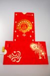 Ganpati Red Wedding Invitation Card