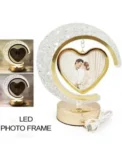 HALFMOON CRYSTAL LED PHOTO FRAME