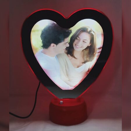 HEART SHAPE MAGIC MIRROR PHOTO FRAME