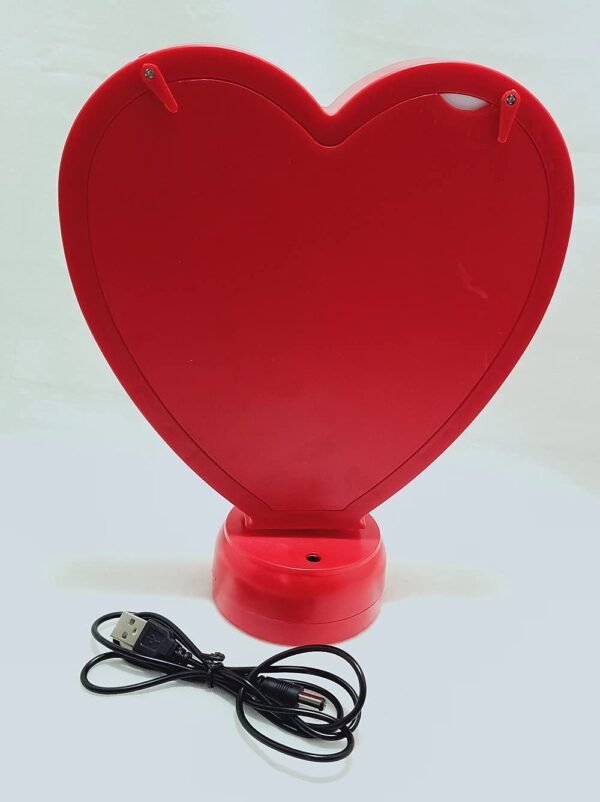 HEART SHAPE MAGIC MIRROR PHOTO FRAME