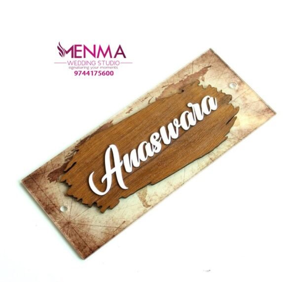 Acrylic House Name Board