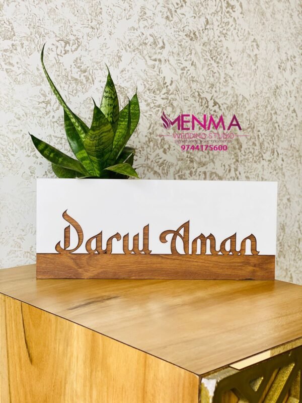 Acrylic House Name Board