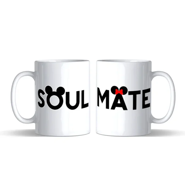 Custom White Printed Mug combo