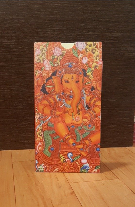 ganapathi   customized wedding card