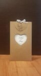 heart shape wedding card