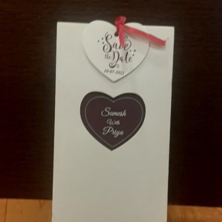 heart shape card