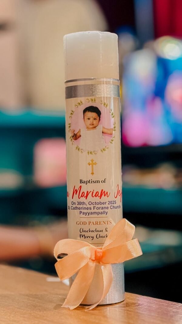 baptism candle