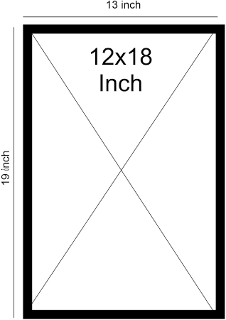 12 x 18 customized photo frame
