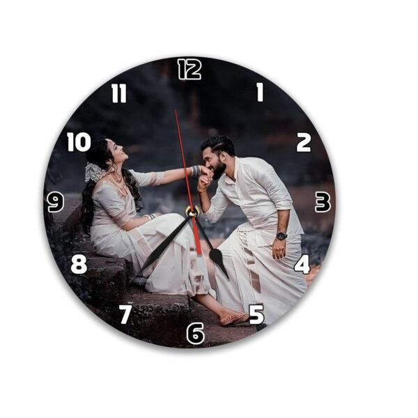 Customized photo clock