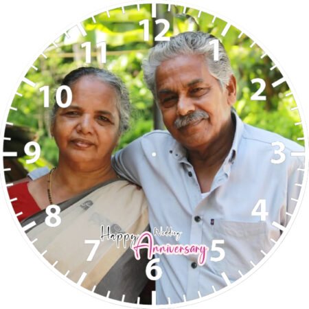 Customized photo clock