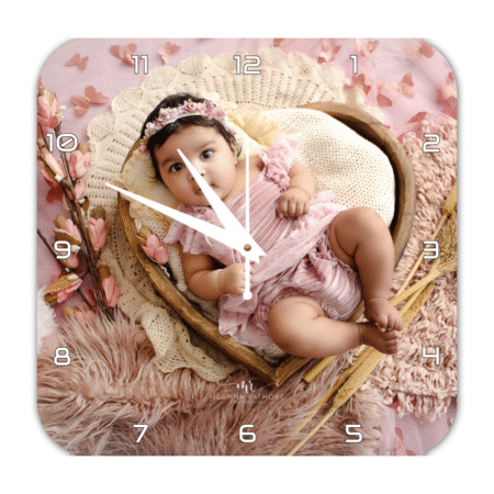 Customized photo clock