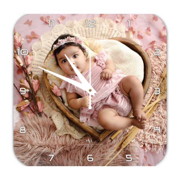 Customized photo clock